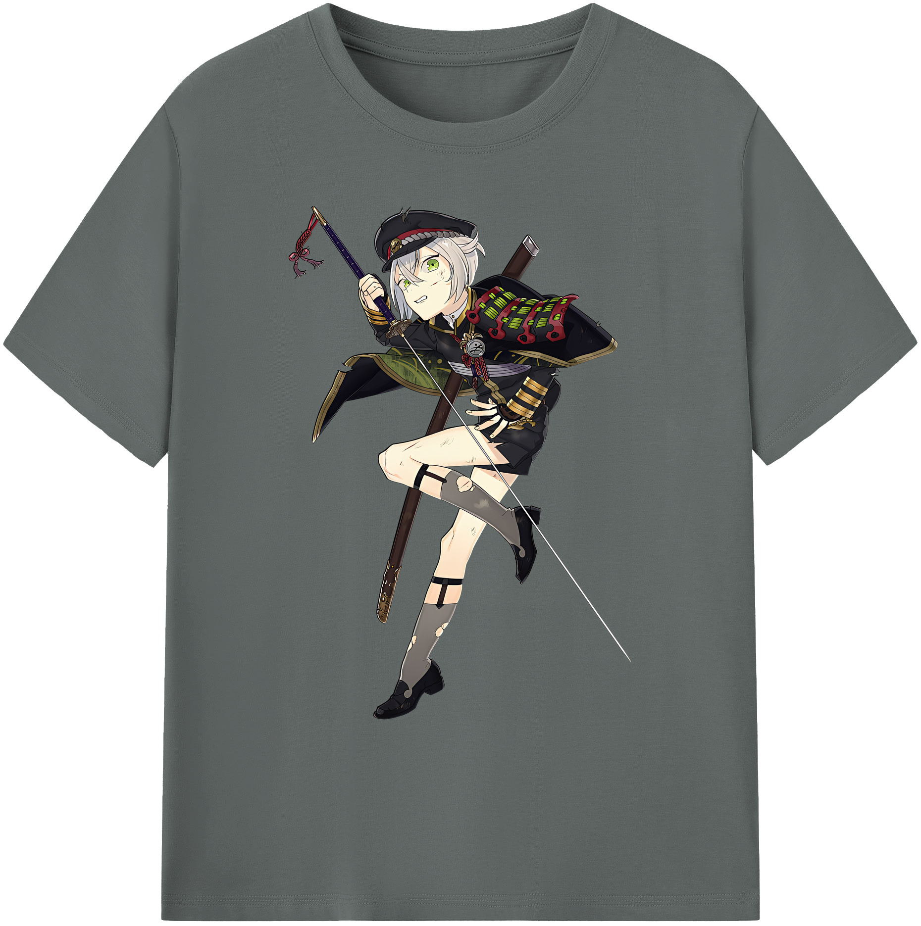 （画像用） 刀剣乱舞 Touken Ranbu 綿100％ メンズ半袖Tシャツ｜肌触りやわらか＆通気性